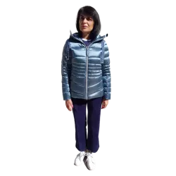 Giacca Dolomite piumino Corvara Satin Hood Donna