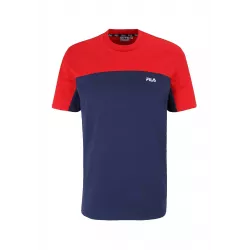 Футболка Fila BLANKENBURG Blocked Tee мужская темно-синяя