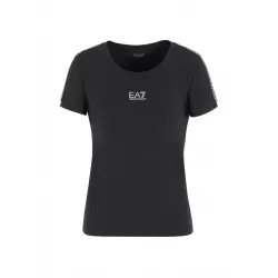 Женская футболка EA7 3rtt28 Tj6sz логотип серии Белый 2