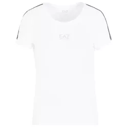 T-shirt EA7 3RTT28 TJ6SZ Logo Series Donna Bianco