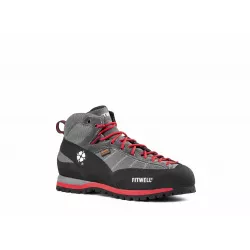 Scarponi da trekking leggero FITWELL Big Wall Light Uomo Grigio e Rosso