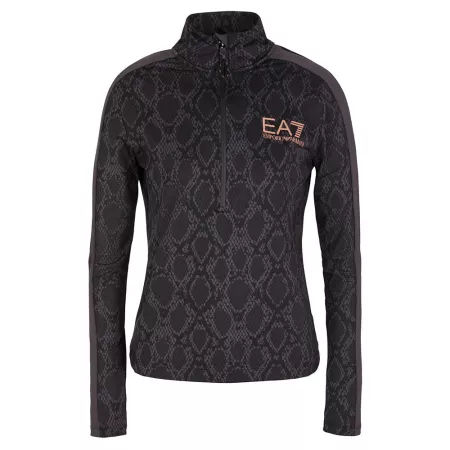 Sweatshirt EA7 6rtm48 T ⑤PTZ Frauen Schwarz