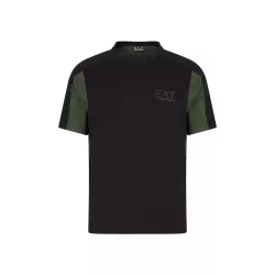 T-shirt męski EA7 6rpt17 PJ02Z czarny