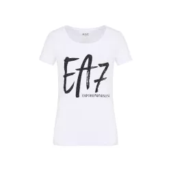 T-shirt EA7 6RTT36 TJFKZ Donna Bianco