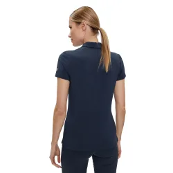 EA7 3DTF02 TJDQZ Women's Dark Blue Polo T-shirt 2