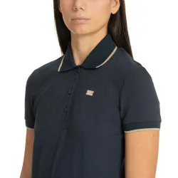 EA7 3DTF04 TJ9DZ Damska koszulka polo Night Blue 2