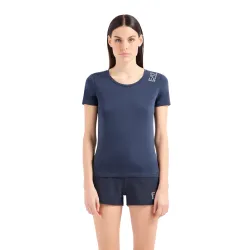 EA7 T-Shirt Femme 8NTT50 TJFKZ Core Lady Dark Blue 2