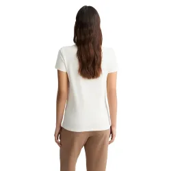Liu-jo T-shirt TA5173 Femmes Fleurs Crème 2