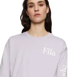 Женская футболка Fila Lime сиреневая 2