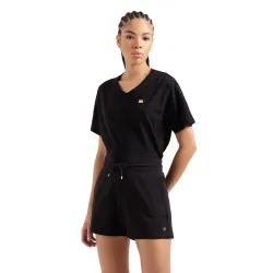 Czarne szorty damskie EA7 7W000079 2