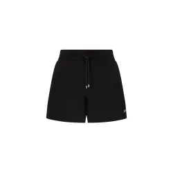 EA7 7W000079 Schwarze Shorts für Frauen