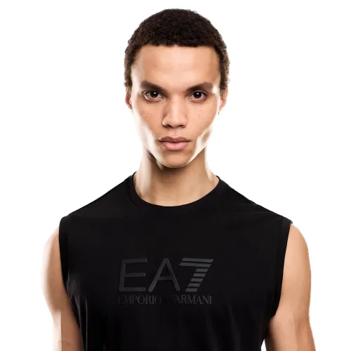 EA7 Koszulka męska 7M000223 Czarny