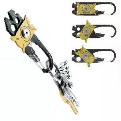 20-en-1 de Acero Inoxidable, Llave de la Supervivencia al aire libre de Bolsillo de la EDC Multi Herramienta Llavero  2