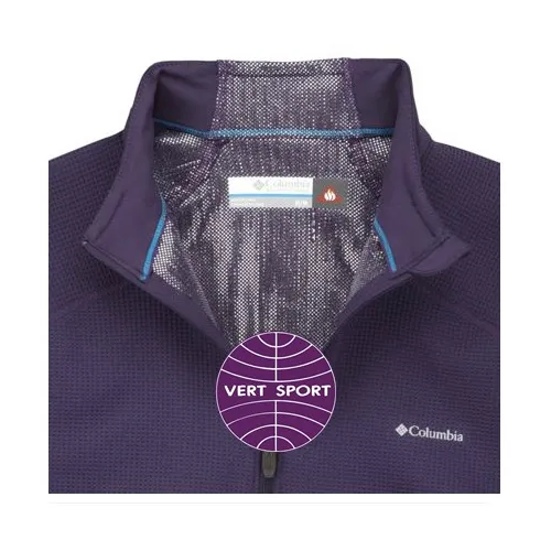 COLUMBIA HEAVYWEIGHT 1/2 ZIP shirt underwear for women