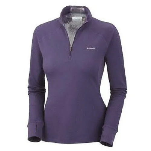 COLUMBIA HEAVYWEIGHT 1/2 ZIP shirt underwear for women
