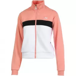 Sweatshirt a Row SAMAH Track Jacket Woman Pink and white 
