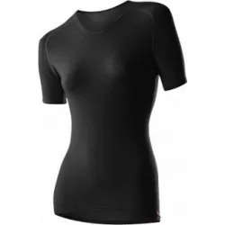 Chemise à manches courtes sous-vêtements de sport femme Loffler noir