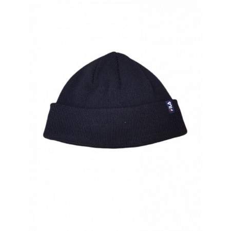 Cappellino Fila 686168 Beanie with flag logo Unisex Blu scuro - 170 BLACK IRIS