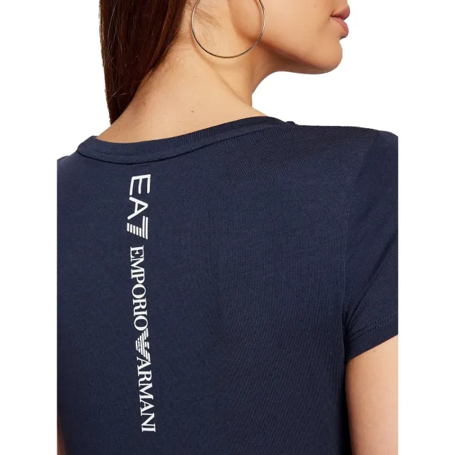 Vrouwen T-shirt EA7 8ntt63 t t12z donkerblauw-VertSport
