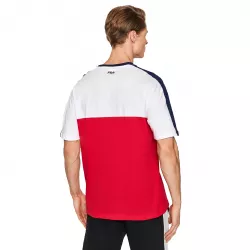 Fila BARTIN loose Men's T-shirt white and Red 2